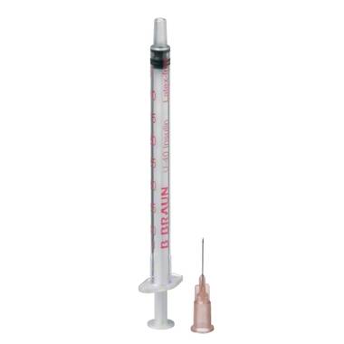 Insulin syringes for U 40 insulin with needle-Omnifix® 40 Duo