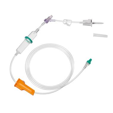 With needle-free valve-Intrafix® SafeSet Type Flush