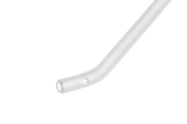 Suction Catheter with bent tip, central opening and two lateral eyes-Tip Lateral Eyes Bent