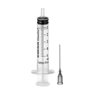 Single Use Syringes, 3-piece, with enclosed Hypodermic Needle-Omnifix® Duo