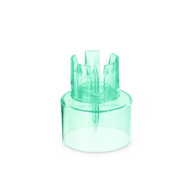 Transfer cap for transferring fluids between an Ecoflac® plus container and vials (cap diameter: 20 mm)<br/>- REF.No. 16401N-Ecoflac® Mix transfer cap