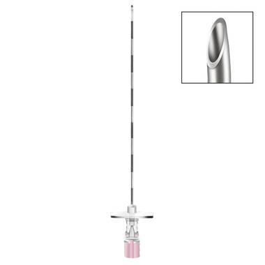 Epidural needle with tuohy bevel for single shot technique or to be used with an epidural catheter-Perican® NRFit®