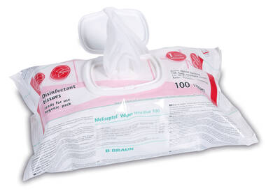 Product picture-Meliseptol Wipes sensitive 100 _open