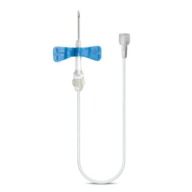 Winged safety IV needle for short term peripheral venous access, intended for short-term infusion, transfusion, i<br/>njection and blood collection-Venofix® Safety