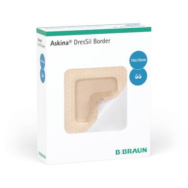 Packaging picture-Askina® DresSil Border 10x10 cm