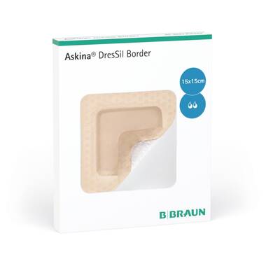 Packaging picture-Askina® DresSil Border 15x15 3pcs