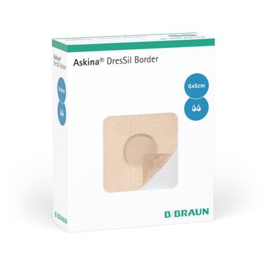 Packaging picture-Askina® DresSil Border 6x6 cm