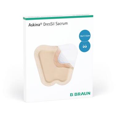 Packaging picture-Askina® DresSil Sacrum 16x17.5 cm