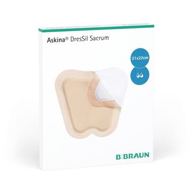 Packaging picture-Askina® DresSil Sacrum 21x22 cm